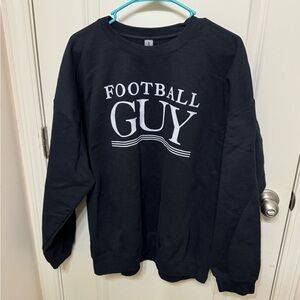 Barstool Football Guy Black Crew Neck